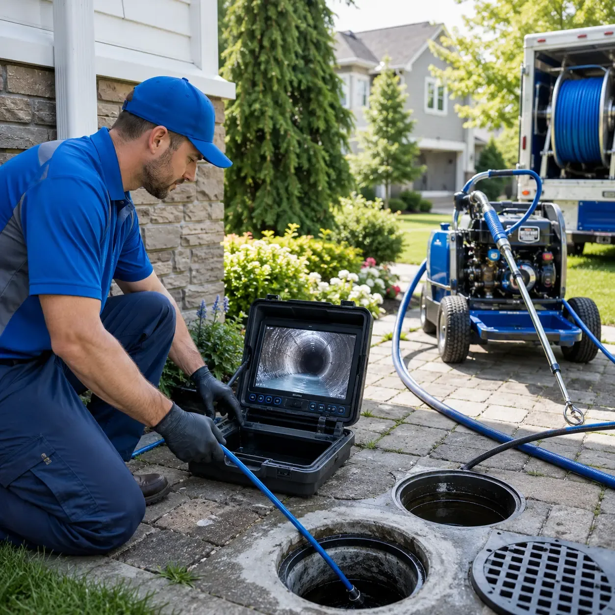 Outdoor drain cleaning professionals serving Range, AL